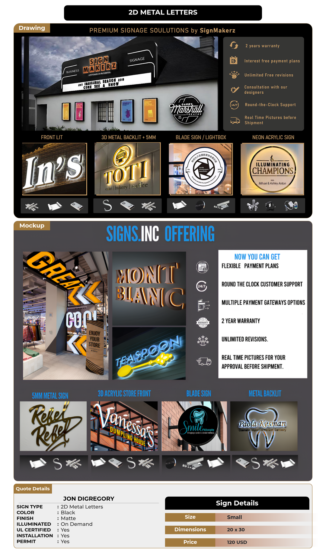 CUSTOM MOCKUP SIGN FOR Jon DiGregory