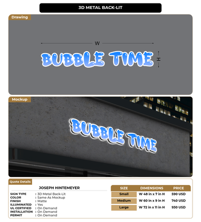 CUSTOM MOCKUP SIGN FOR Joseph Hintemeyer