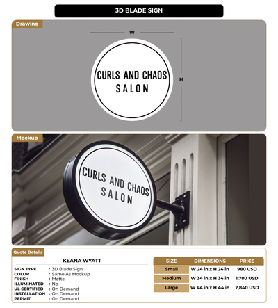 CUSTOM MOCKUP SIGN FOR Keana Wyatt
