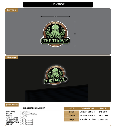 CUSTOM MOCKUP SIGN FOR Heather Bowling