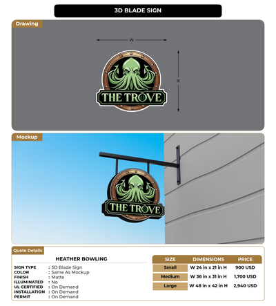 CUSTOM MOCKUP SIGN FOR Heather Bowling
