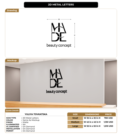 CUSTOM MOCKUP SIGN FOR Yuliya Tovkatska
