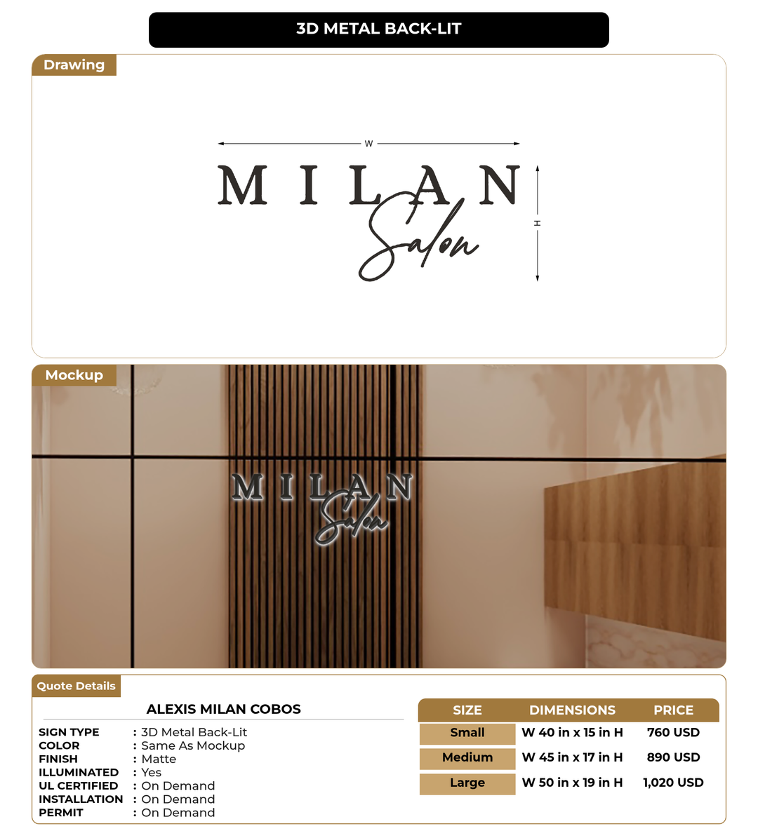 CUSTOM MOCKUP SIGN FOR Alexis milan cobos