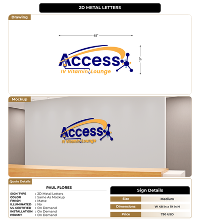 CUSTOM MOCKUP SIGN FOR Paul Flores