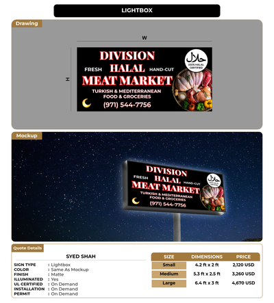 CUSTOM MOCKUP SIGN FOR Syed Shah