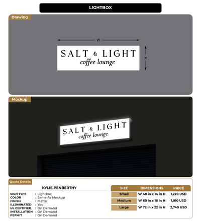 CUSTOM MOCKUP SIGN FOR Kylie Penberthy