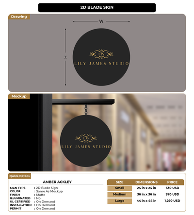 CUSTOM MOCKUP SIGN FOR Amber Ackley