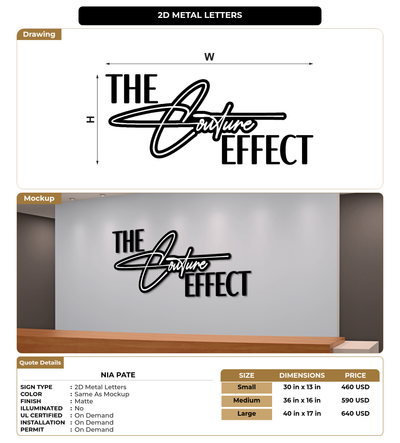 CUSTOM MOCKUP SIGN FOR Nia Pate