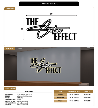 CUSTOM MOCKUP SIGN FOR Nia Pate