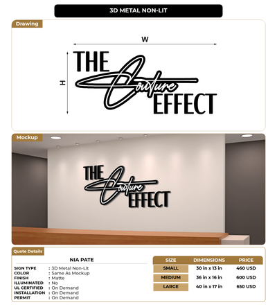 CUSTOM MOCKUP SIGN FOR Nia Pate