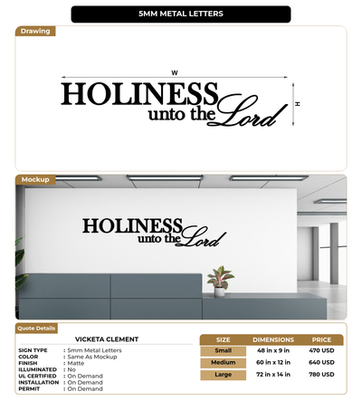 CUSTOM MOCKUP SIGN FOR Vicketa  Clement