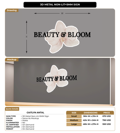 CUSTOM MOCKUP SIGN FOR caitlyn antal