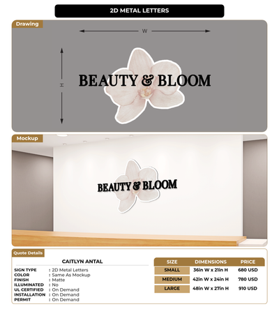 CUSTOM MOCKUP SIGN FOR caitlyn antal