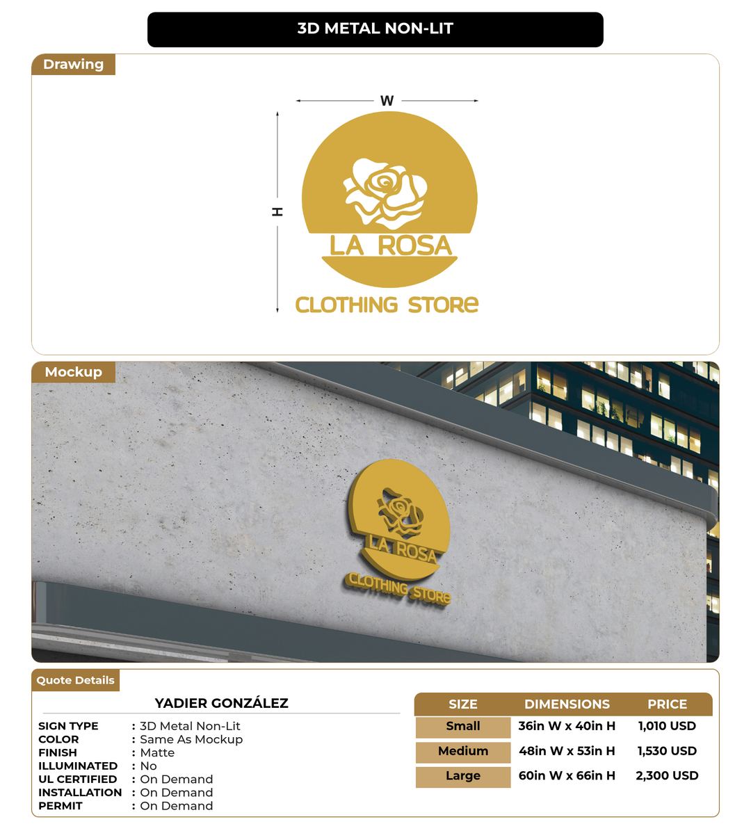 CUSTOM MOCKUP SIGN FOR Yadier González