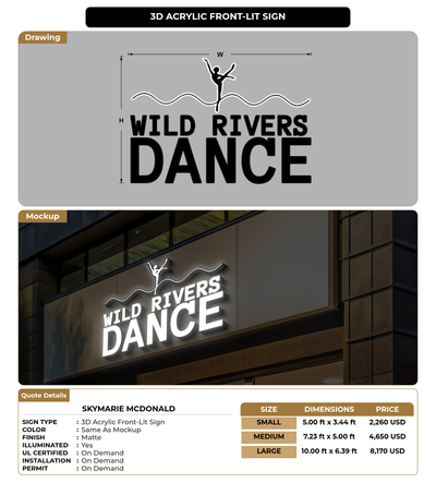 CUSTOM MOCKUP SIGN FOR SkyMarie McDonald
