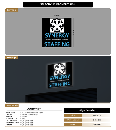 CUSTOM MOCKUP SIGN FOR Jon Bayton