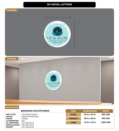 CUSTOM MOCKUP SIGN FOR Brandon McCutcheon