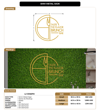 CUSTOM MOCKUP SIGN FOR Lj Joseph