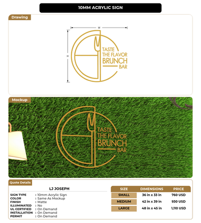 CUSTOM MOCKUP SIGN FOR Lj Joseph