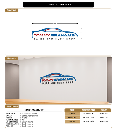 CUSTOM MOCKUP SIGN FOR Mark Magouirk