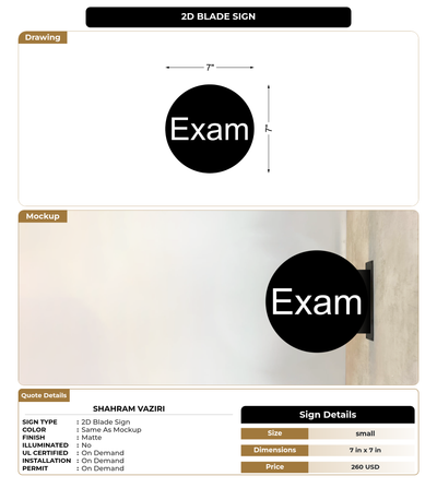 CUSTOM MOCKUP SIGN FOR shahram vaziri