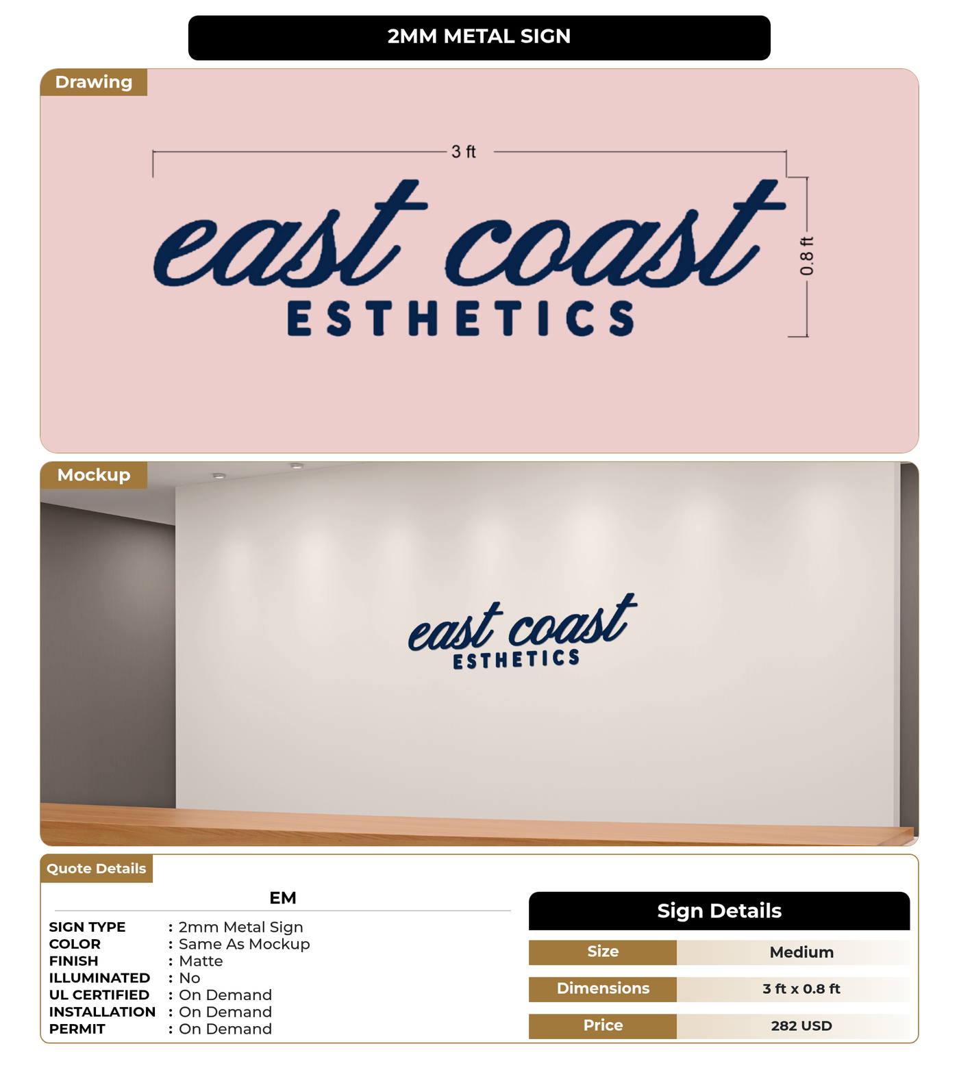 CUSTOM MOCKUP SIGN FOR Em