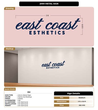 CUSTOM MOCKUP SIGN FOR Em