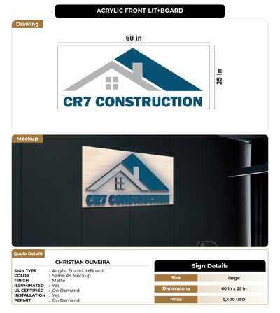 CUSTOM MOCKUP SIGN FOR Christian Oliveira