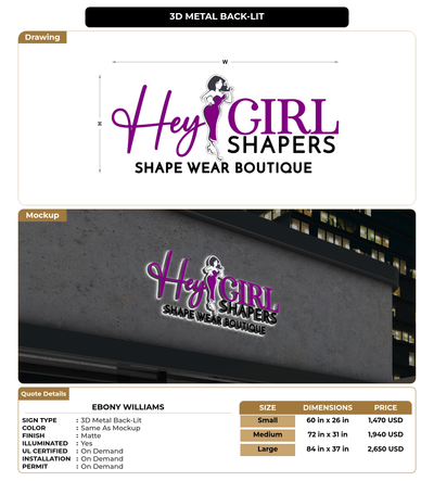 CUSTOM MOCKUP SIGN FOR ebony williams