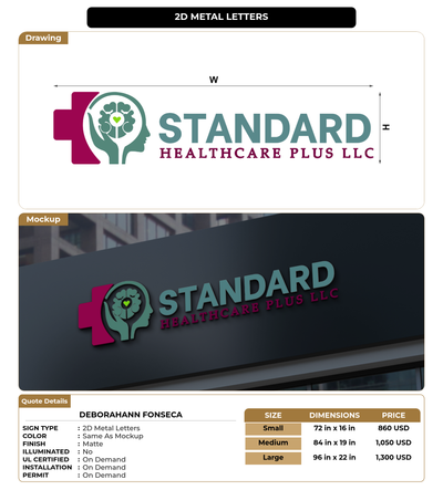 CUSTOM MOCKUP SIGN FOR Deborahann Fonseca