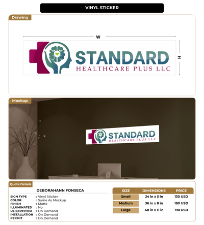 CUSTOM MOCKUP SIGN FOR Deborahann Fonseca