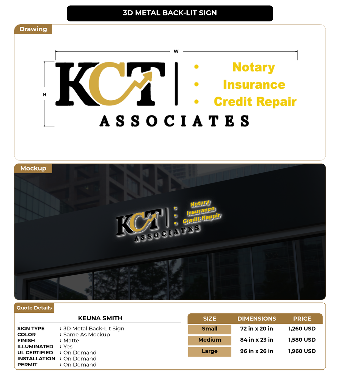 CUSTOM MOCKUP SIGN FOR keuna smith