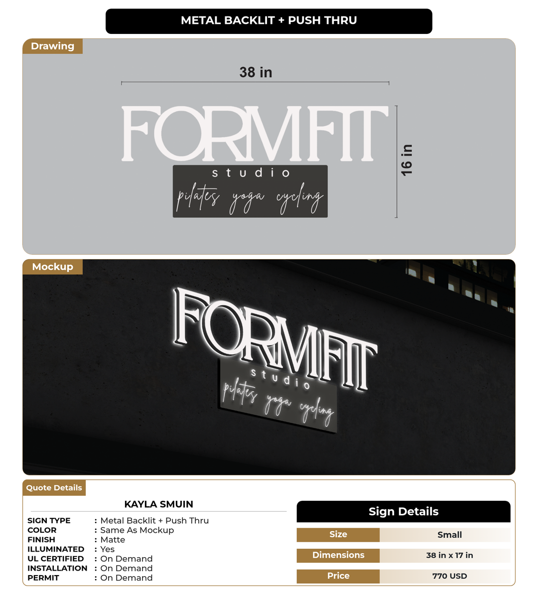 CUSTOM MOCKUP SIGN FOR Kayla Smuin