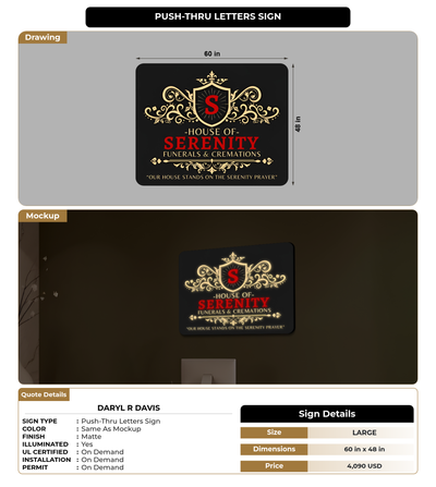 CUSTOM MOCKUP SIGN FOR Daryl R Davis