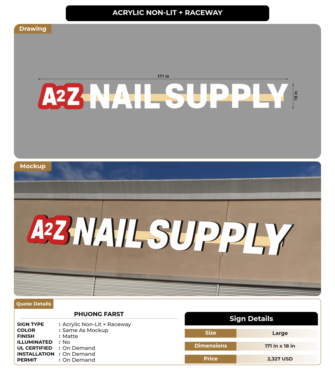 CUSTOM MOCKUP SIGN FOR phuong Farst