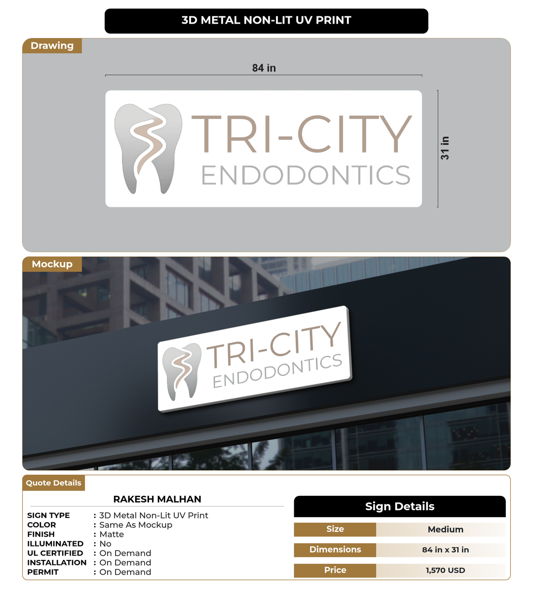 CUSTOM MOCKUP SIGN FOR Rakesh Malhan