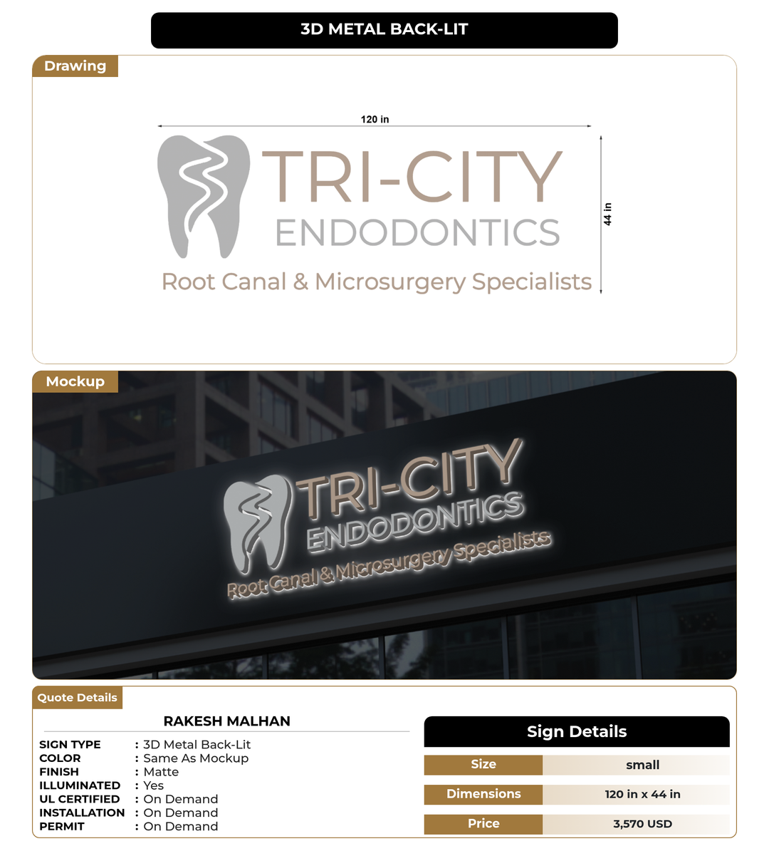 CUSTOM MOCKUP SIGN FOR Rakesh Malhan