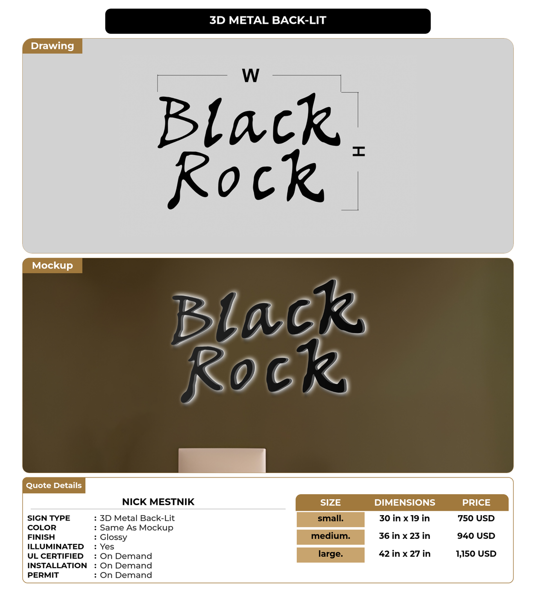 CUSTOM MOCKUP SIGN FOR Nick Mestnik