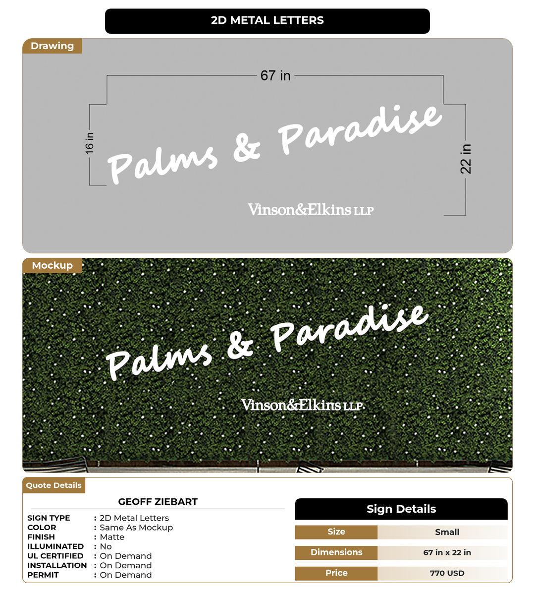 CUSTOM MOCKUP SIGN FOR Geoff Ziebart