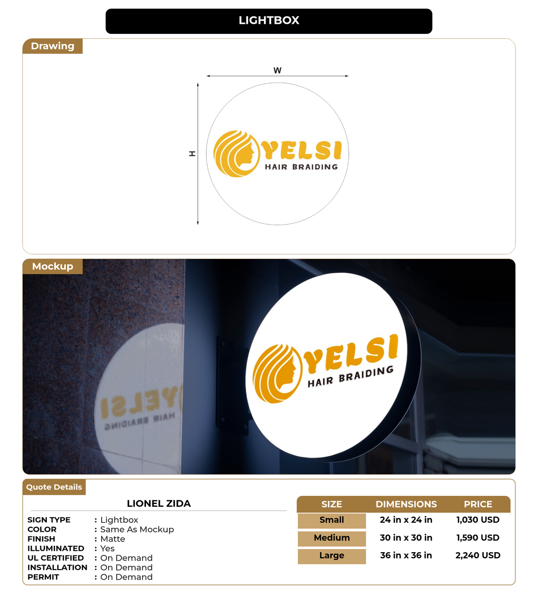CUSTOM MOCKUP SIGN FOR Lionel Zida