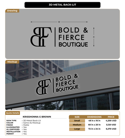 CUSTOM MOCKUP SIGN FOR Krisshonna G Brown