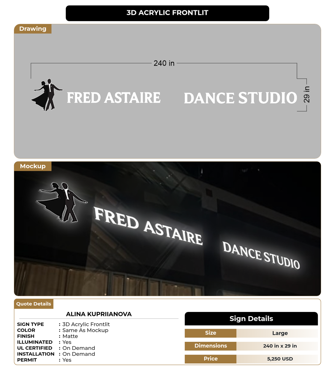 CUSTOM MOCKUP SIGN FOR Alina Kupriianova