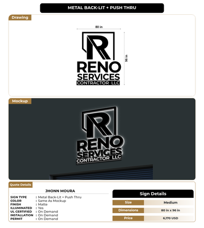 CUSTOM MOCKUP SIGN FOR Jhonn moura