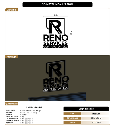 CUSTOM MOCKUP SIGN FOR Jhonn moura