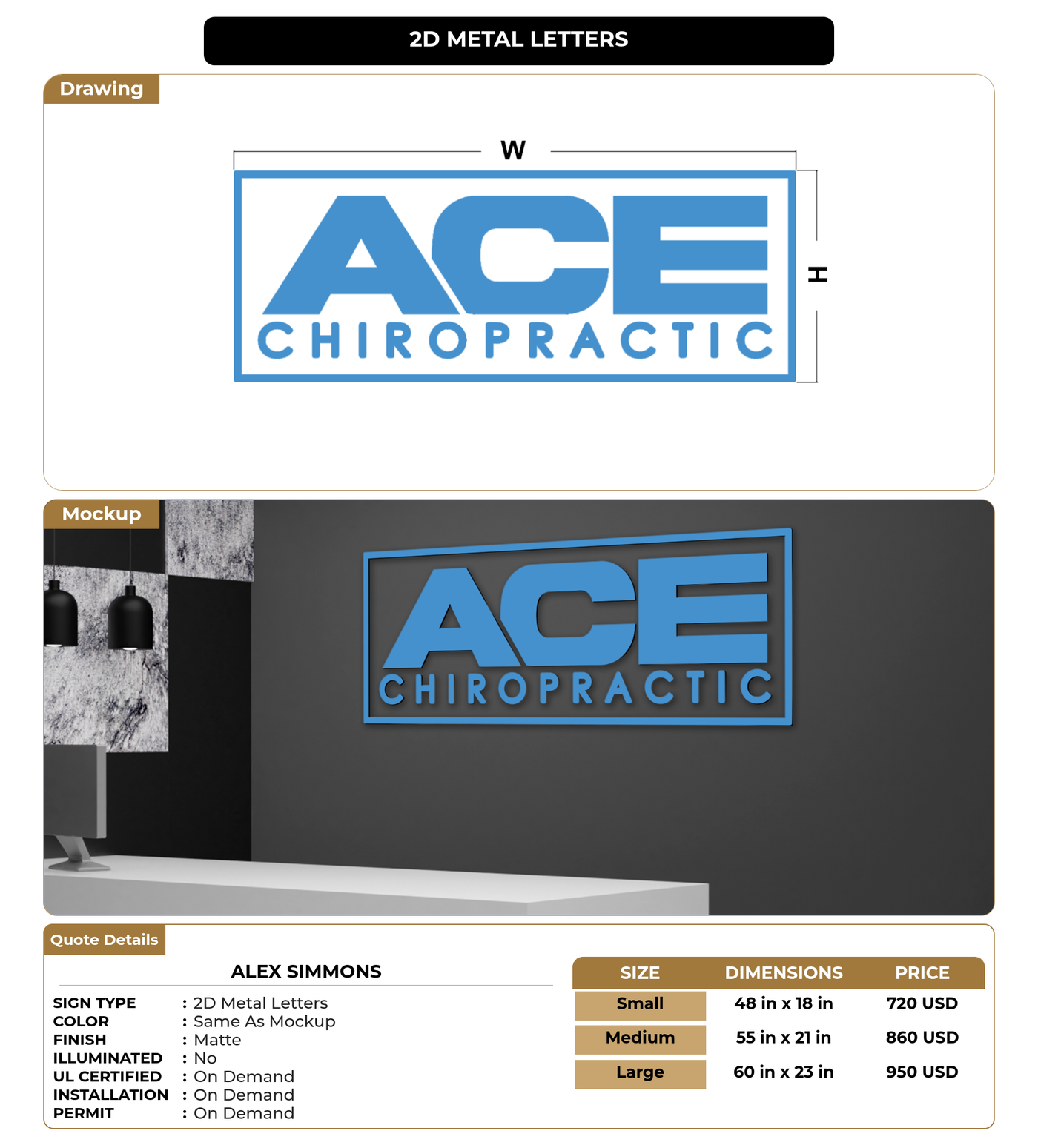 CUSTOM MOCKUP SIGN FOR alex simmons