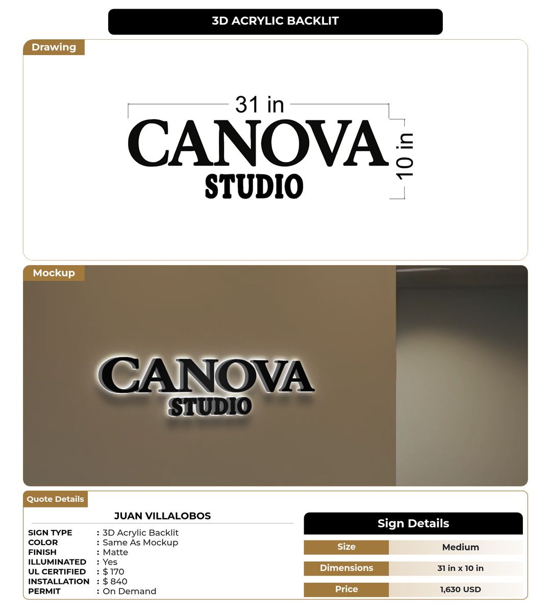 CUSTOM MOCKUP SIGN FOR Juan Villalobos