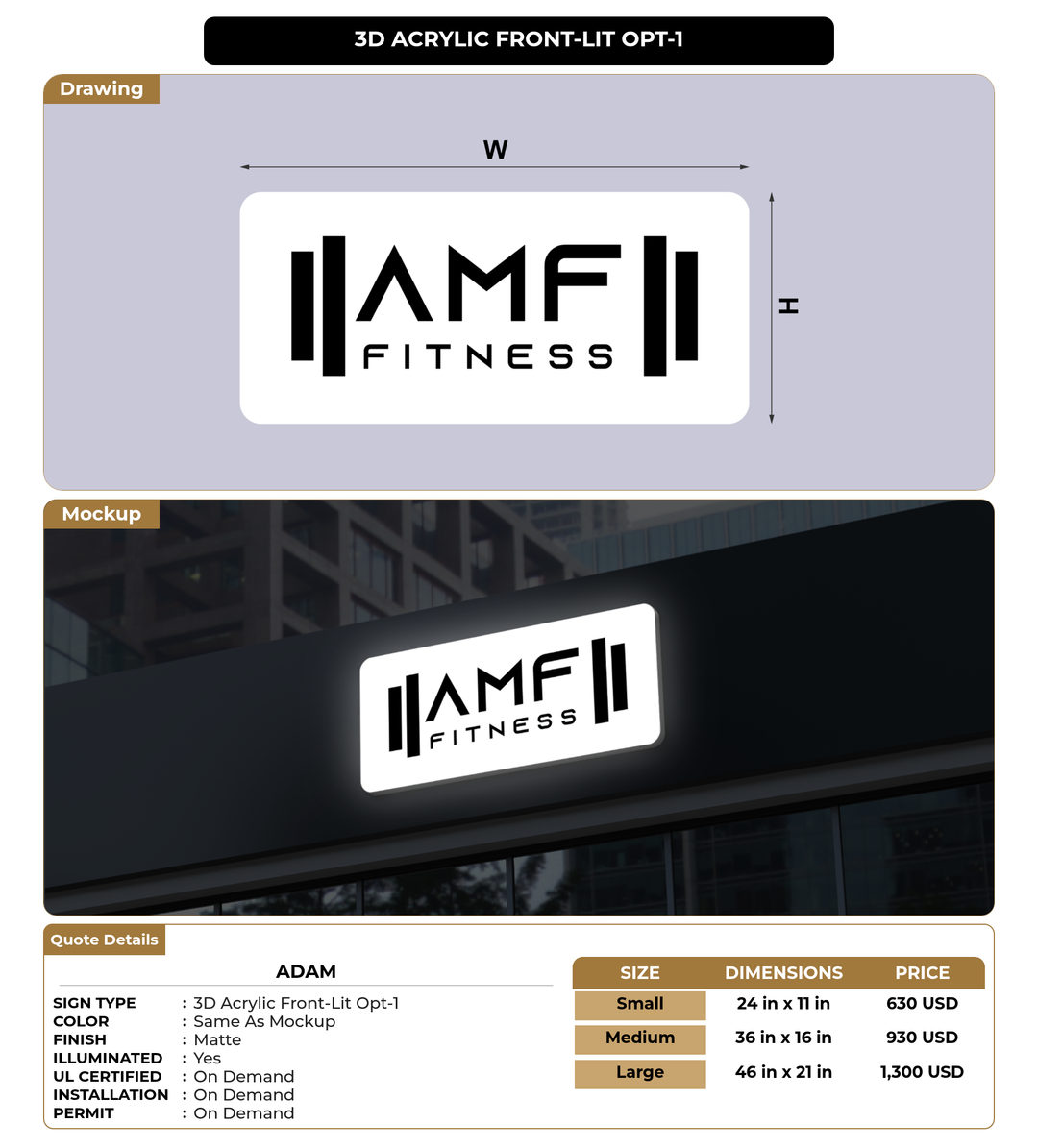 CUSTOM MOCKUP SIGN FOR adam