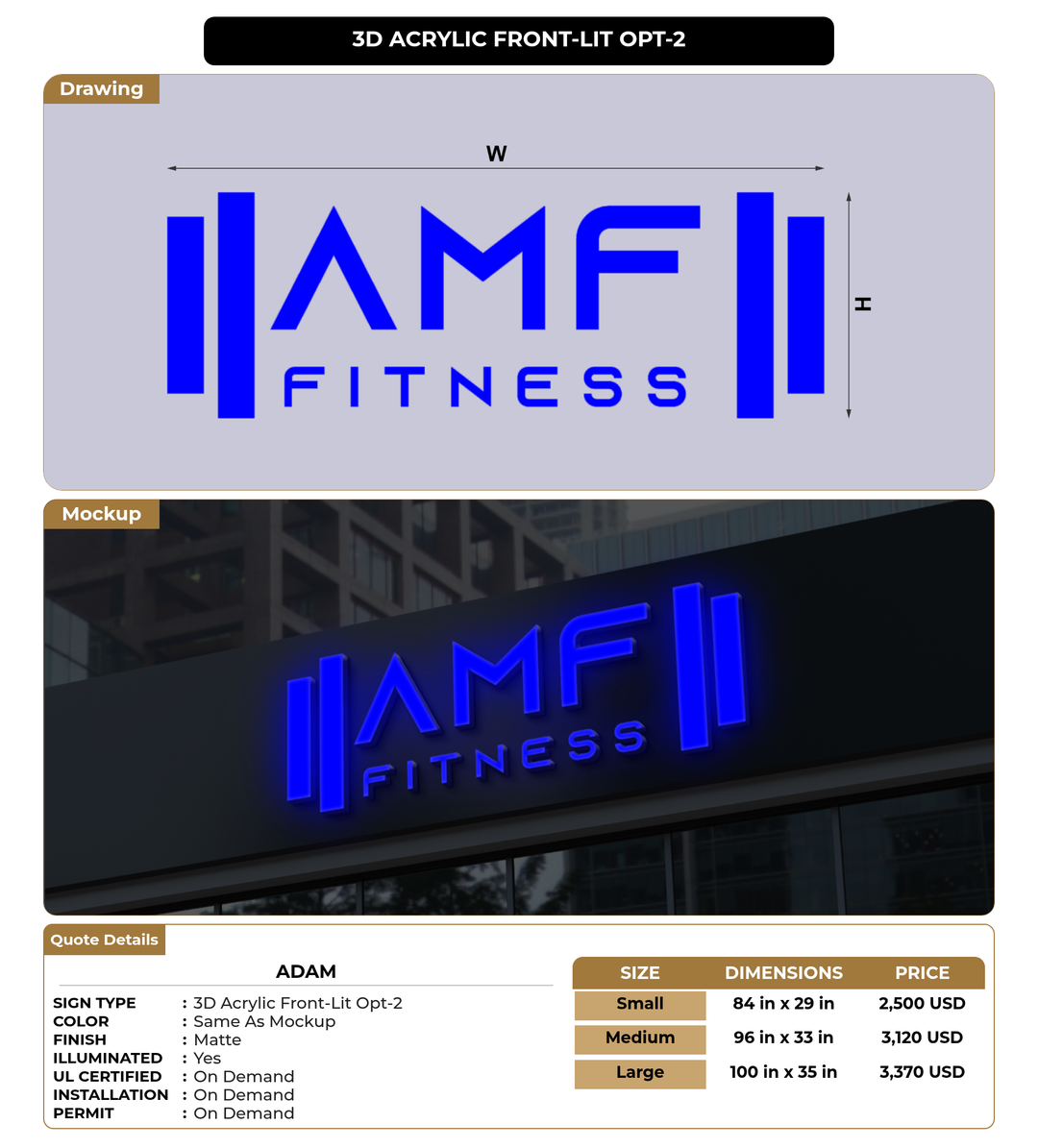 CUSTOM MOCKUP SIGN FOR adam