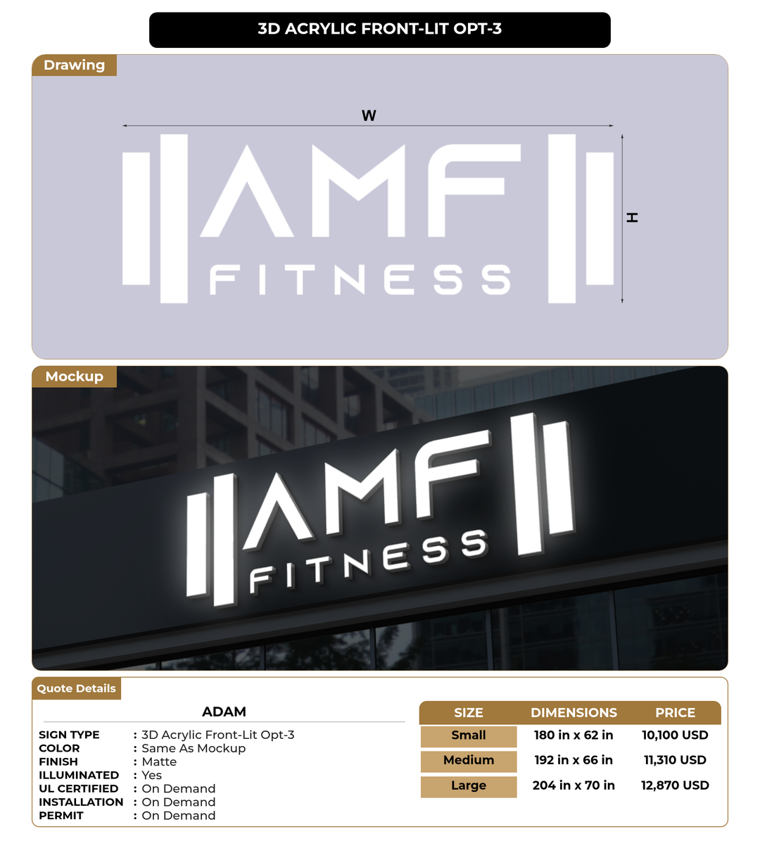 CUSTOM MOCKUP SIGN FOR adam