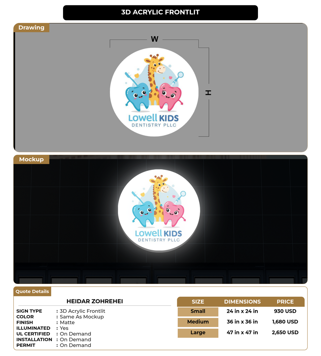 CUSTOM MOCKUP SIGN FOR Heidar Zohrehei